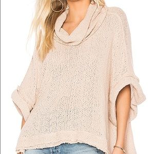 We The Free Oversized So Comfy Sweater In Rose XS